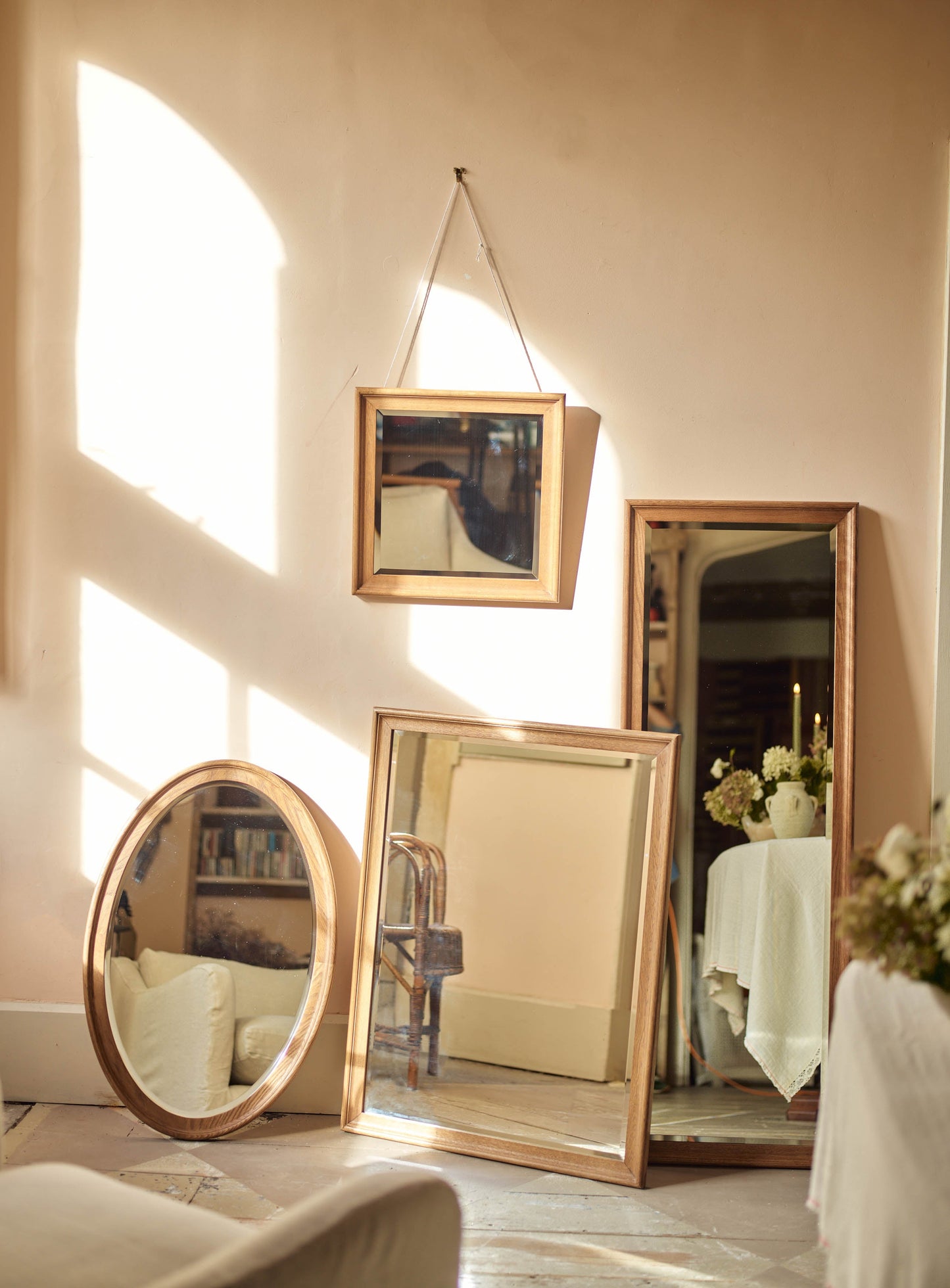 Oliver Oak Mirror, Full Length