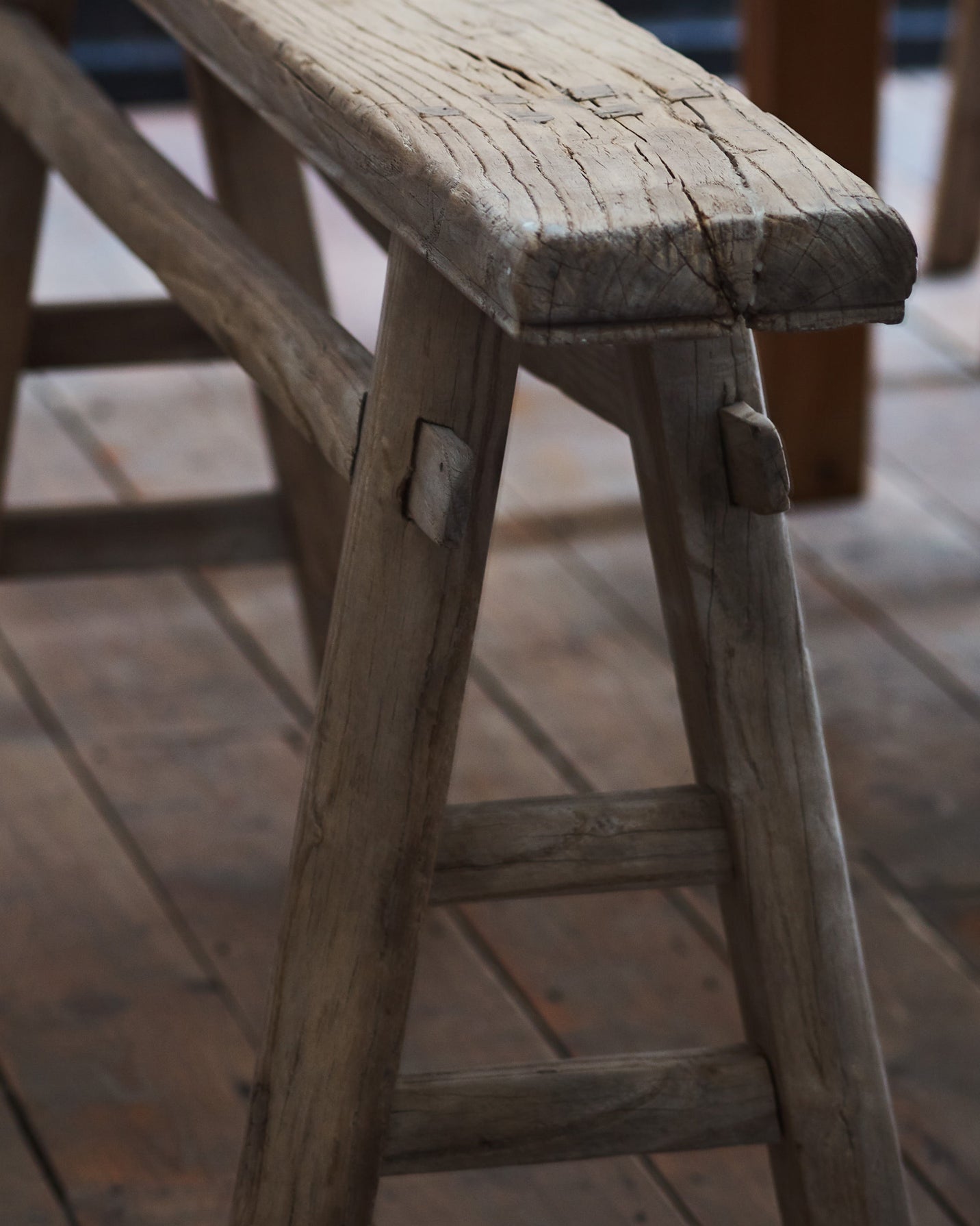 Benvy Rustic Stool, Large