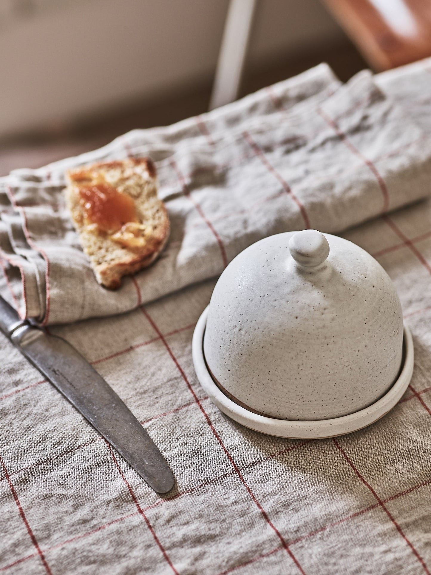 Stoneware Butter Dish