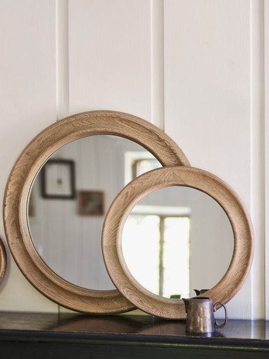 Portloe Oak Mirror
