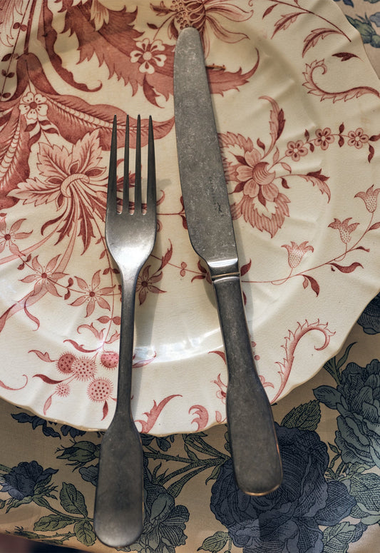 Vintage Satin Cutlery, Table Fork