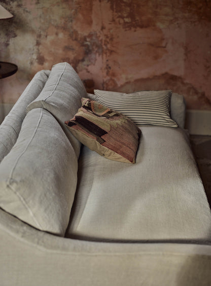 Warren Loose Cover Sofa, Flax Linen