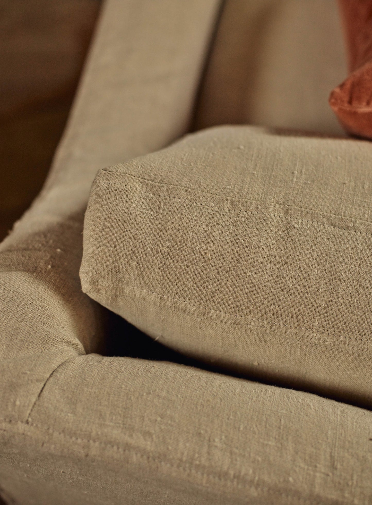 Warren Loose Cover Armchair, Flax Linen