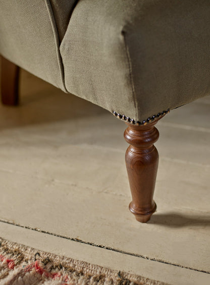 Clandon Armchair, Moss Linen