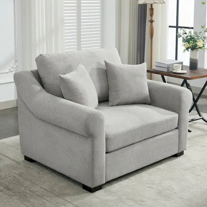 Modern Chenille Oversized Armchair