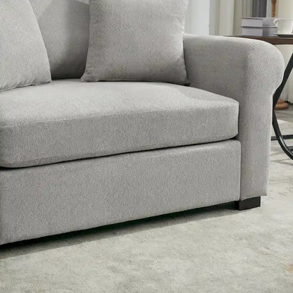 Modern Chenille Oversized Armchair