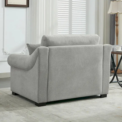 Modern Chenille Oversized Armchair