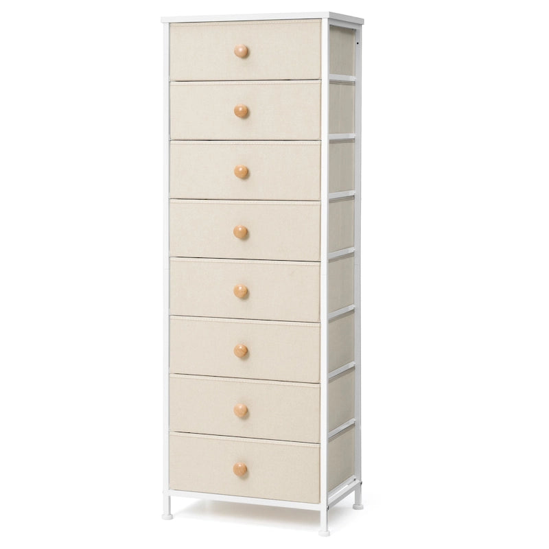 VredHom 8 Dresser Vertical Storage Tower Cabinet