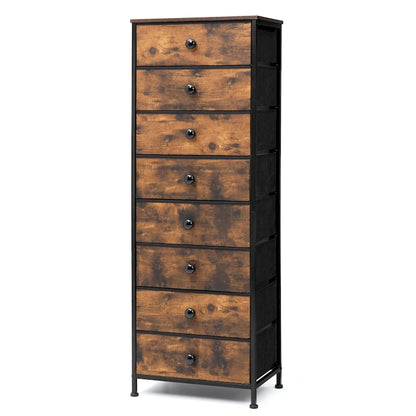 VredHom 8 Dresser Vertical Storage Tower Cabinet