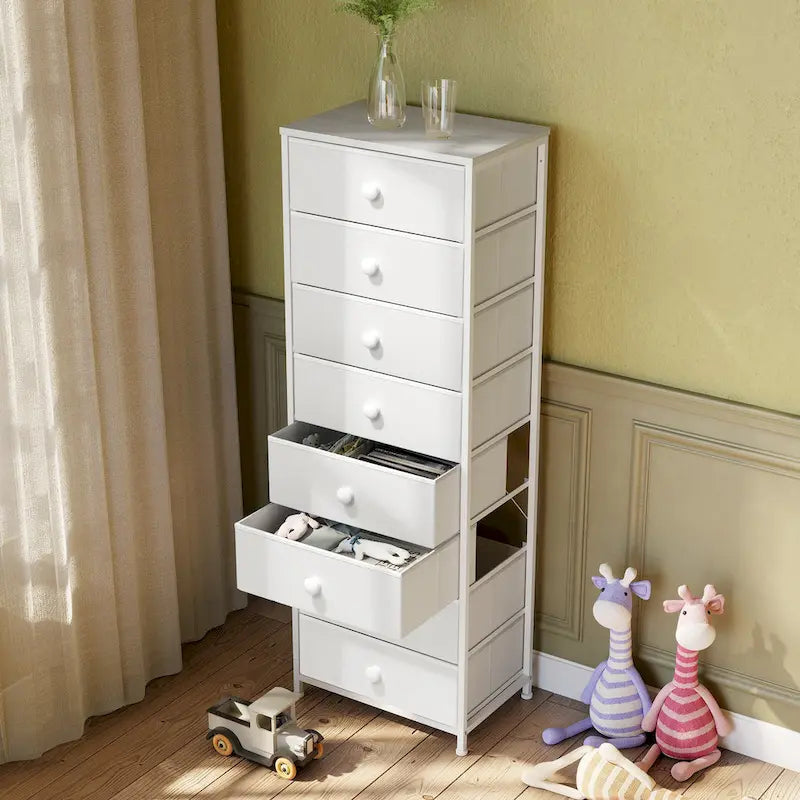 VredHom 8 Dresser Vertical Storage Tower Cabinet