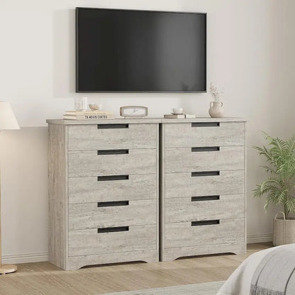 Natural 5 Drawer Dresser for Bedroom, Living Room, Nursery