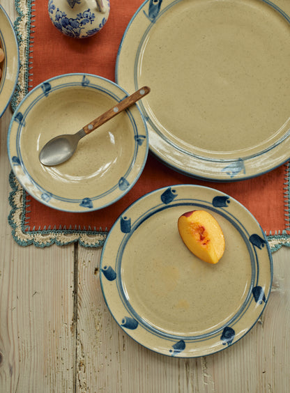 Inky Painted Dinner Plate