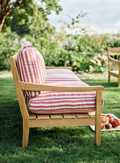 Emerson Garden Sofa, Fine Red Awning Stripe