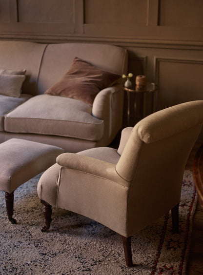 Finley Armchair, Natural Linen