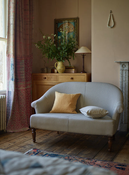Clandon Sofa, Black Ticking Stripe
