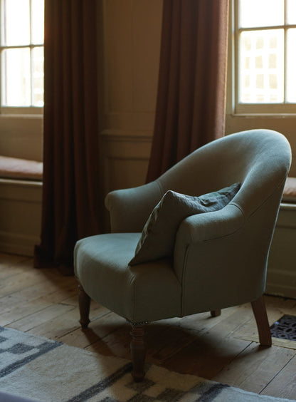 Clandon Armchair, Moss Linen