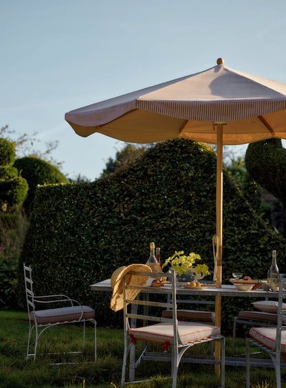 Polperro Parasol, Pink Stripe