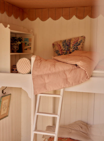 Handwoven Cotton Mattress, Tea Rose