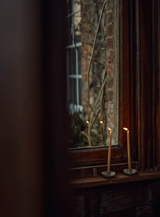 Florence Scalloped Candle Holder