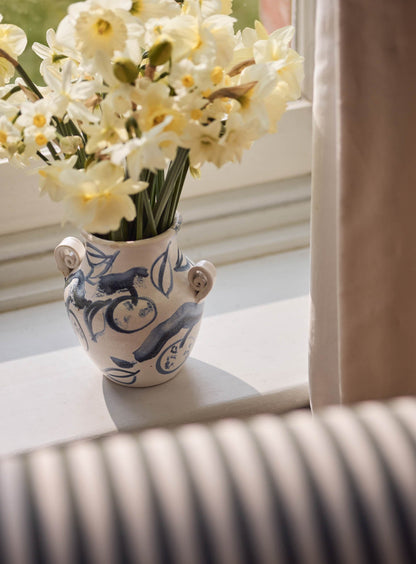 Fleur Hand Painted Vase