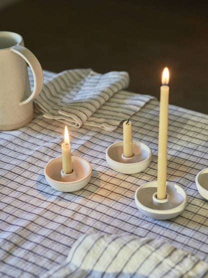 Stoneware Candle Holder