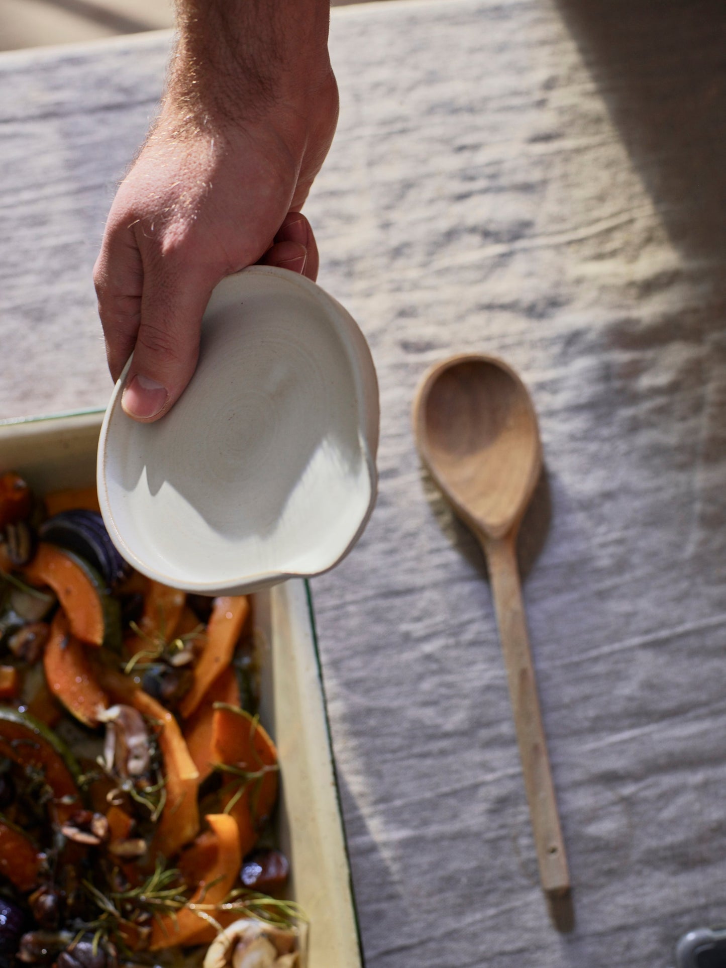 Stoneware Spoon Rest