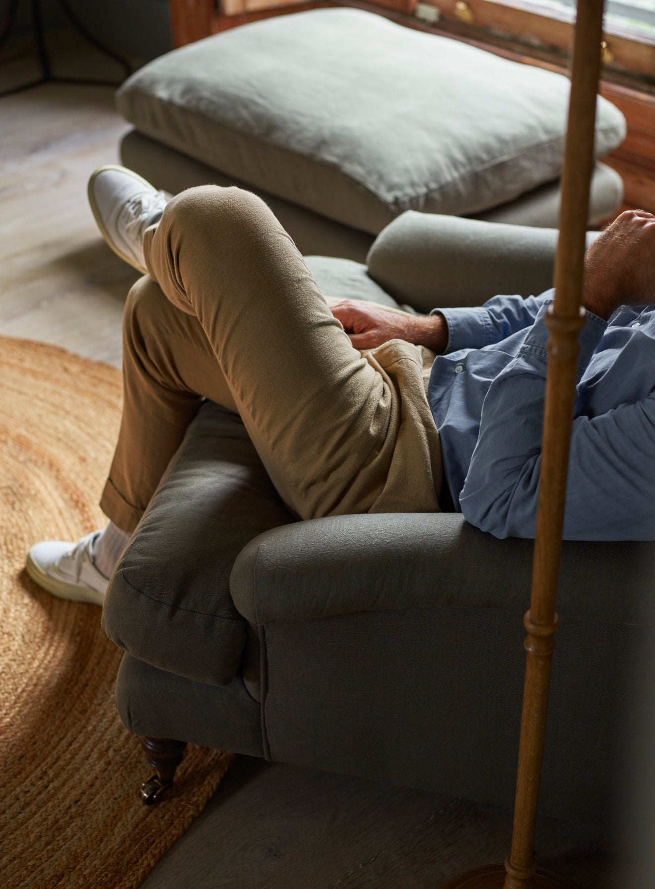 Remy Armchair, Moss Linen