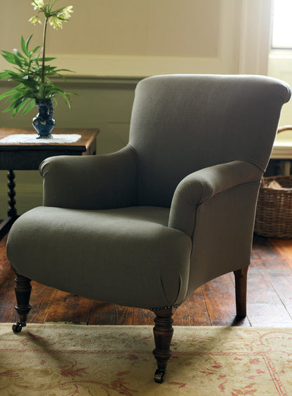 Finley Armchair, Moss Linen