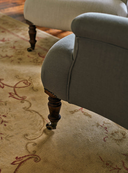 Finley Armchair, Moss Linen