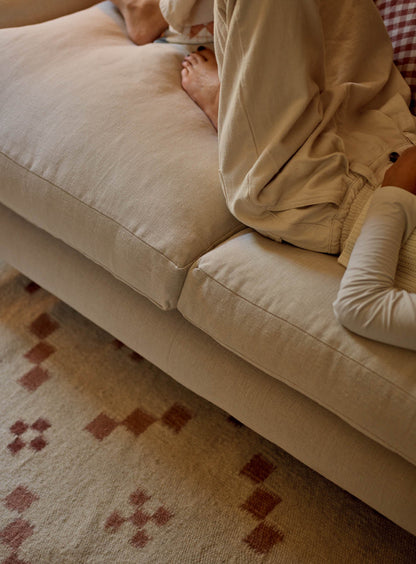 Remy Sofa, Two Seater, Ecru Linen