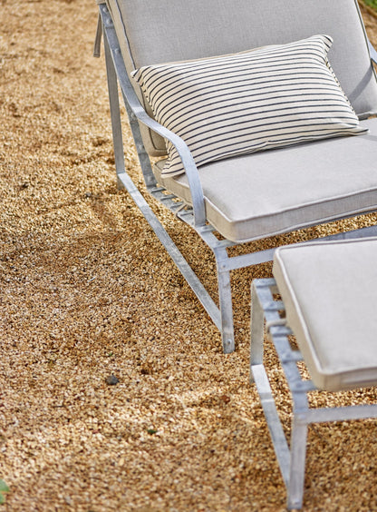 Sudbury Sun Lounger Cushion, Soft Grey