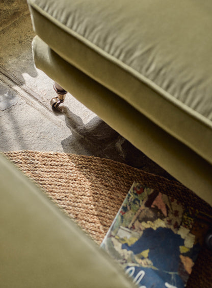 Abington Sofa, Three Seater, Sage Velvet