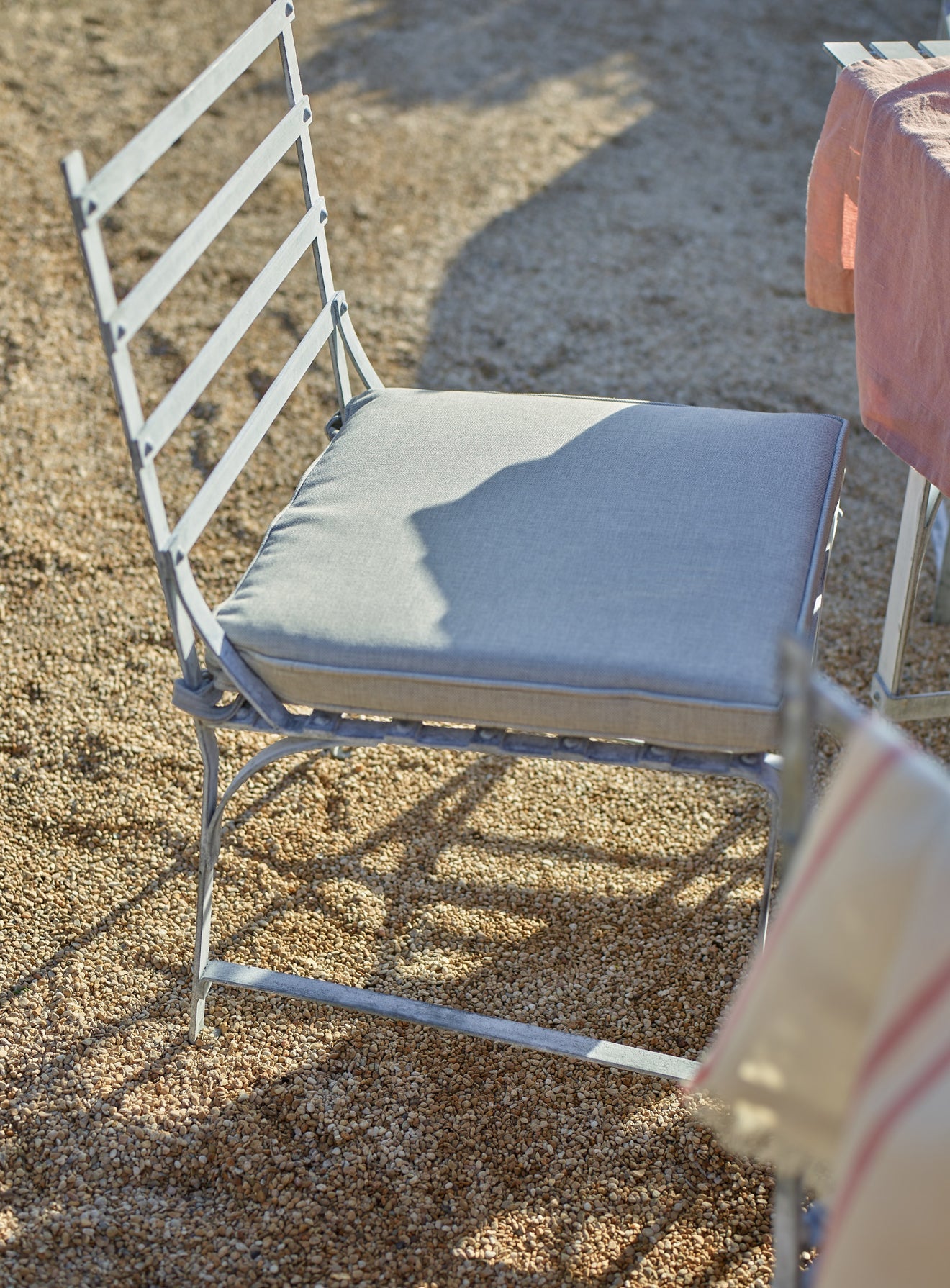Sudbury Dining Chair Cushion, Soft Grey