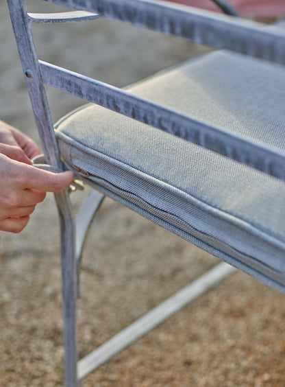 Sudbury Dining Chair Cushion, Soft Grey