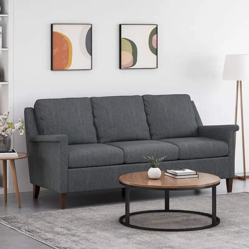 Dupont Modern 3-seat Fabric Sofa