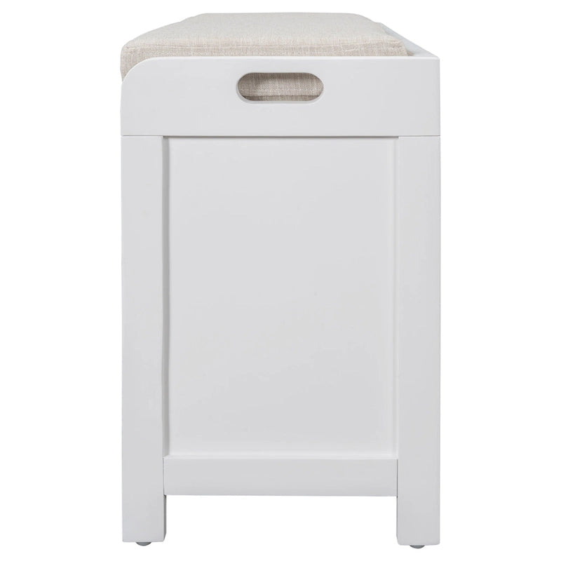 Storage Bench with Removable Basket and 2 Drawers