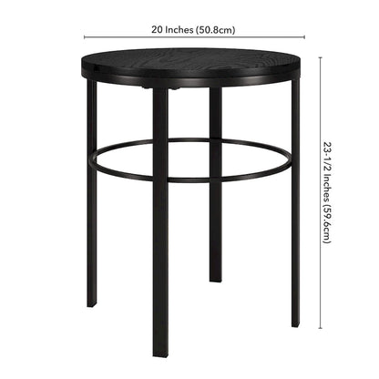 Gaia 20 Wide Round Side Table with MDF Top
