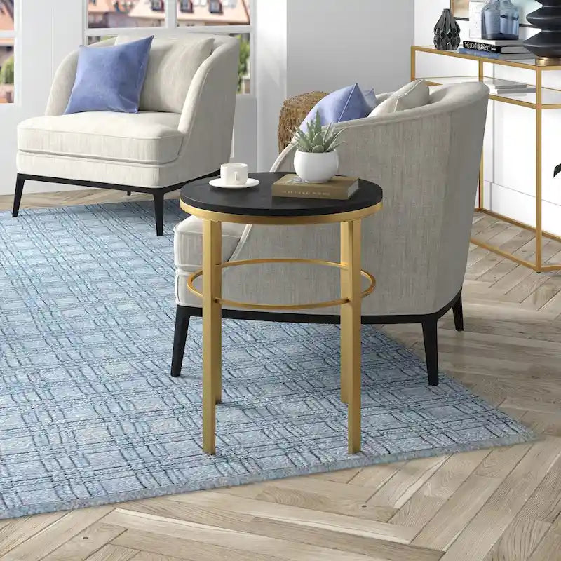 Gaia 20 Wide Round Side Table with MDF Top