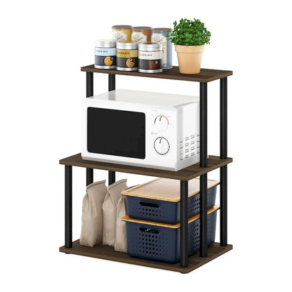 Furinno Turn-N-Tube 3-Tier Toolless Kitchen Storage Shelf