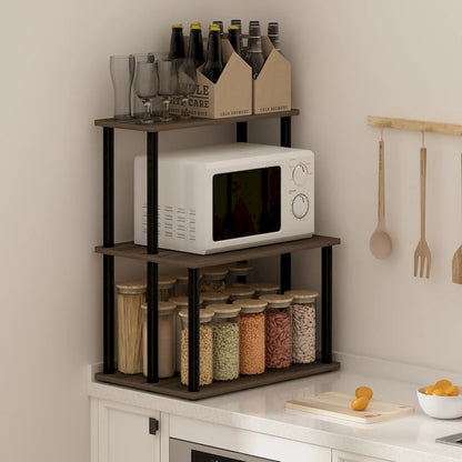 Furinno Turn-N-Tube 3-Tier Toolless Kitchen Storage Shelf