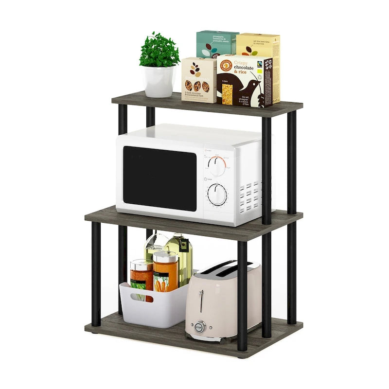 Furinno Turn-N-Tube 3-Tier Toolless Kitchen Storage Shelf