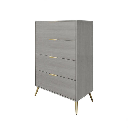 Contemporary 4-Drawers Wooden Chest