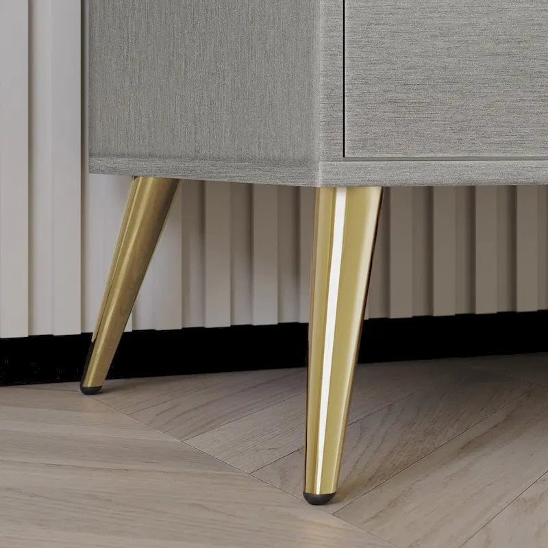 Contemporary 4-Drawers Wooden Chest