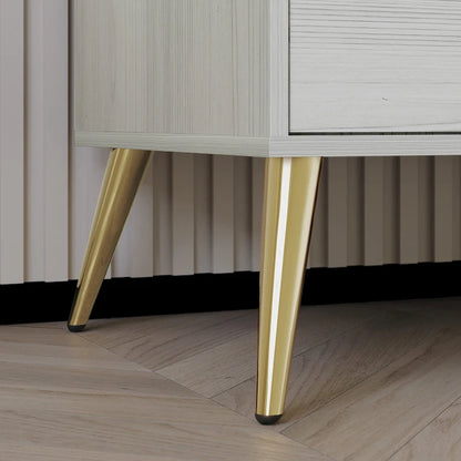 Contemporary 4-Drawers Wooden Chest