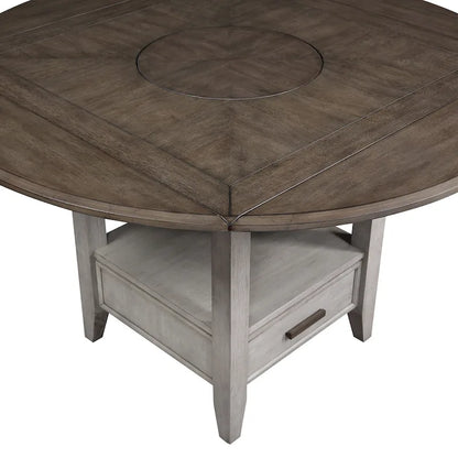 Steve Silver Two-tone Drop Leaf Counter Height Dining Table