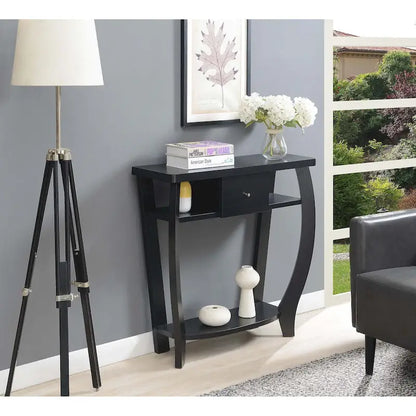 Newport 1 Drawer Dorchester Console Table with Shelf