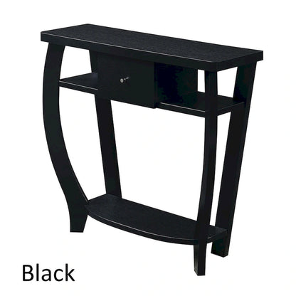 Newport 1 Drawer Dorchester Console Table with Shelf