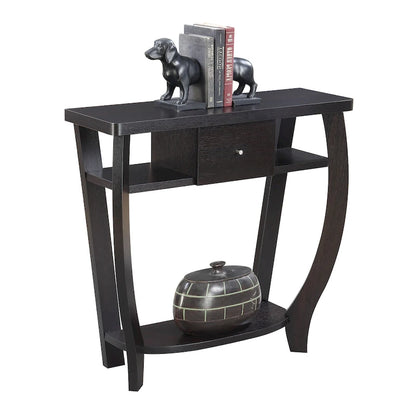 Newport 1 Drawer Dorchester Console Table with Shelf