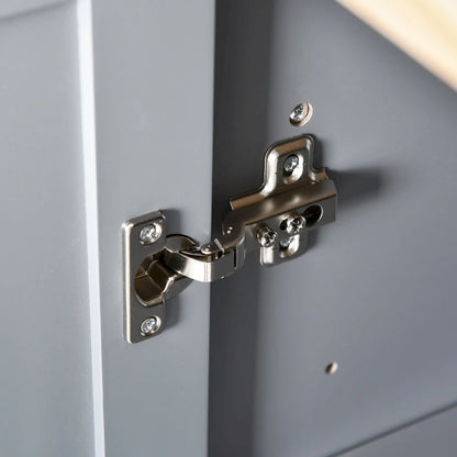 52.7 Inch Width Rolling Mobile Kitchen Island with Locking Wheels