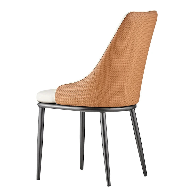 Faux Leather Upholstered Dining Chairs, Set of 4 - 18.1W x 21.3W x 36.6H